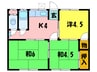 小池文化南棟 3DKの間取り