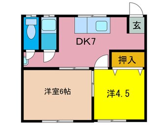 間取図 小池文化南棟