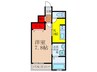 パル池田２ 1Kの間取り