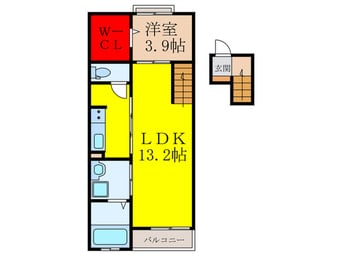 間取図 パル池田２