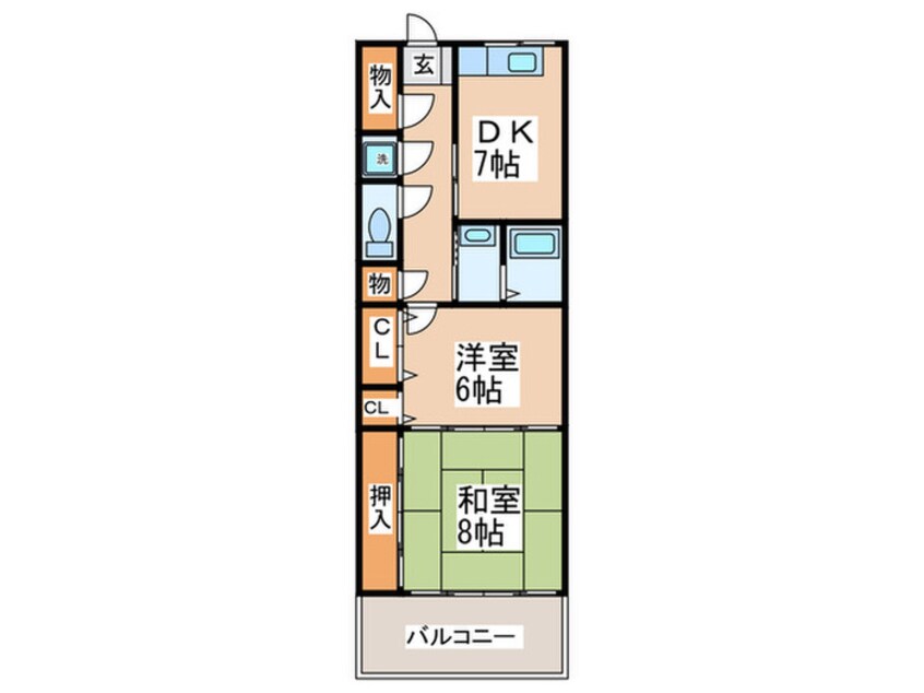 間取図 炭市ビル