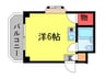 ハイム旭町 1Rの間取り