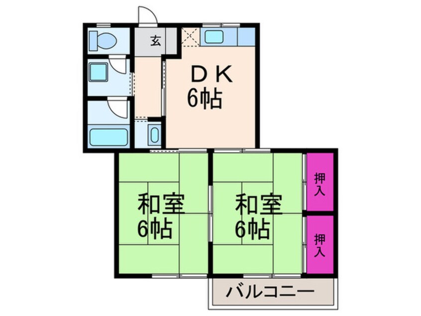 間取図 ドミ－ル西町