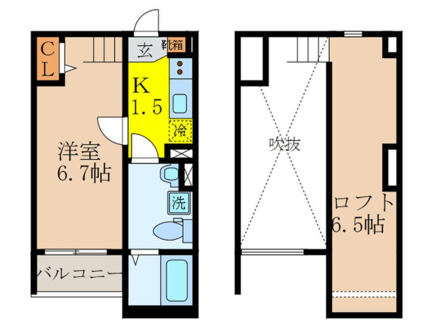 間取図 レジーナ深江南