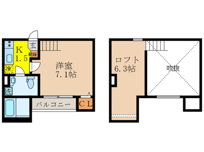 間取図 レジーナ深江南