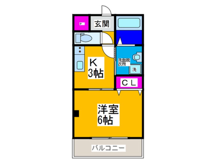 間取図 ルミナージュ中百舌鳥