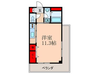 間取図 ファミ－ユ千里