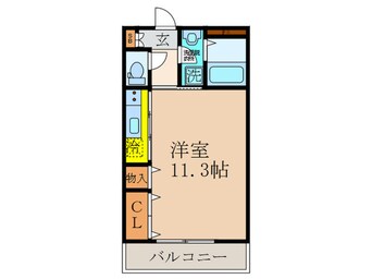 間取図 ファミ－ユ千里