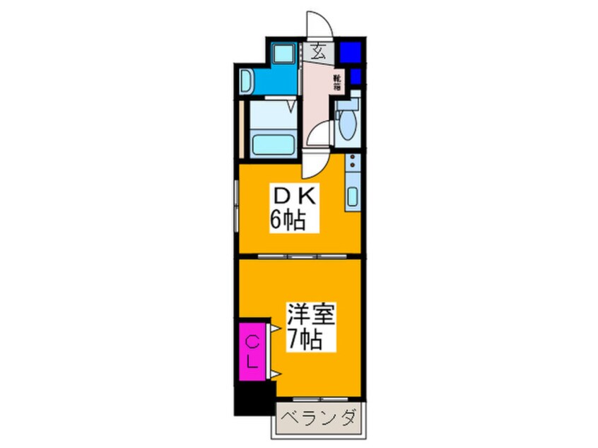 間取図 イリス長居公園