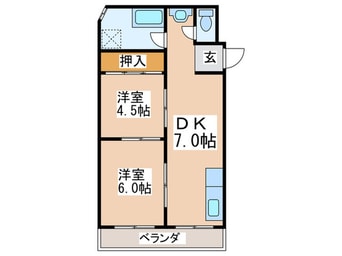 間取図 つた家第３ビル