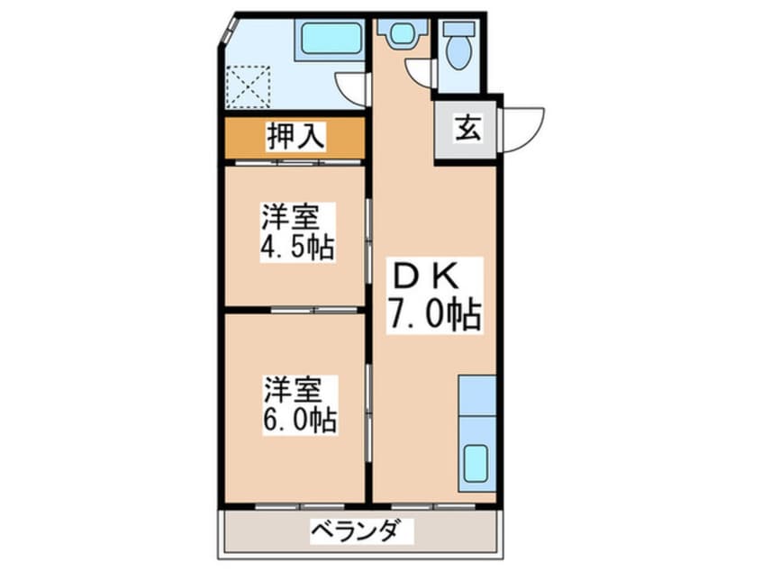 間取図 つた家第３ビル