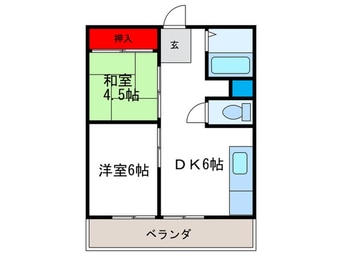 間取図 つた家第３ビル