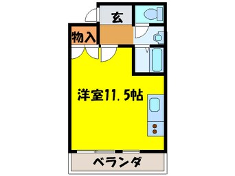 間取図 マスタ－ズエル松ノ浜５８２