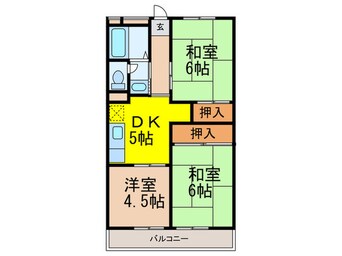 間取図 寺田ハイツ