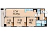 ヴィラ御所南 3LDKの間取り