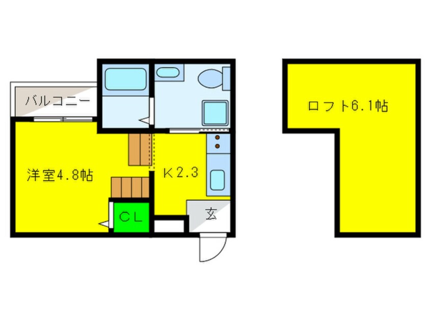 間取図 ＰＡＬＥＴＴＥ