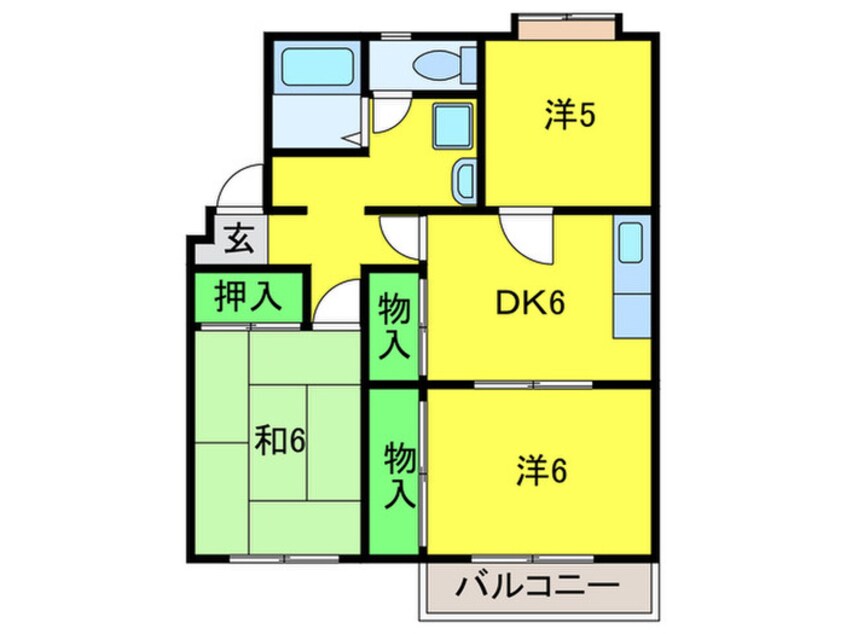 間取図 グレイスハイツ