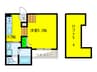 オリュザ 1Kの間取り
