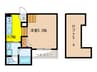 オリュザ 1Kの間取り