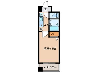 間取図 HOPE CITY 天神橋 B棟