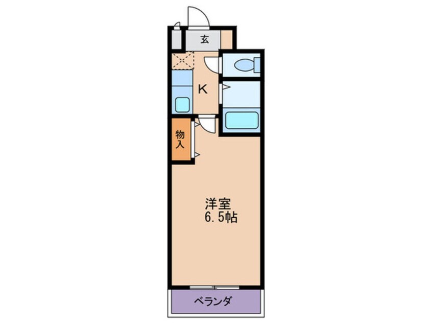 間取図 HOPE CITY 天神橋 B棟