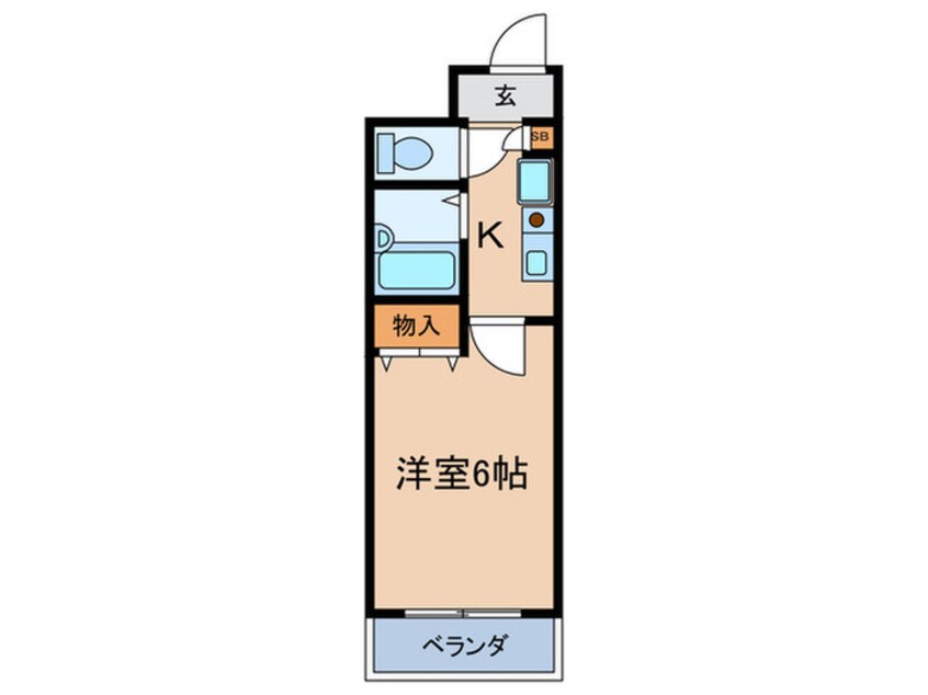 間取図 HOPE CITY 天神橋 B棟