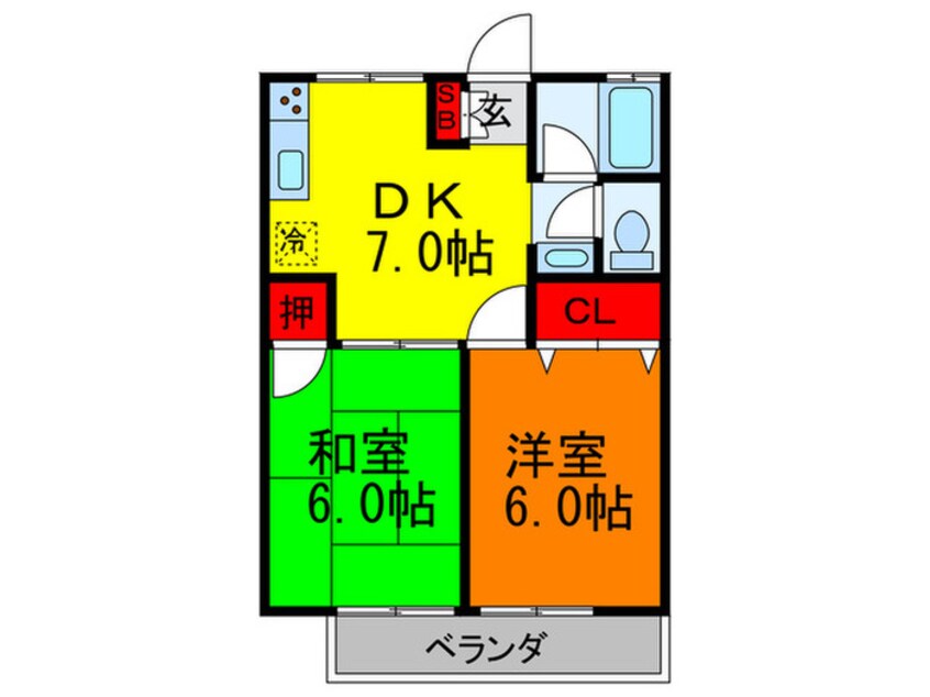 間取図 グランドハイツ