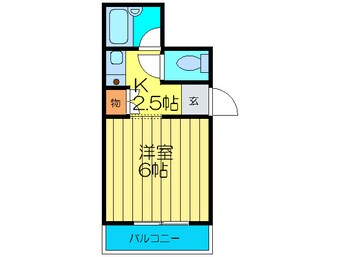 間取図 サンティール太子橋駅前