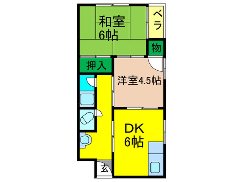 間取図 本田マンション