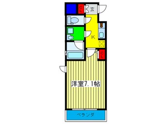 間取図 エスティメゾン京橋