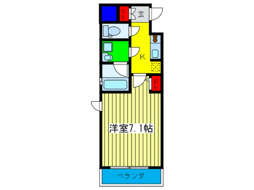 間取図 エスティメゾン京橋