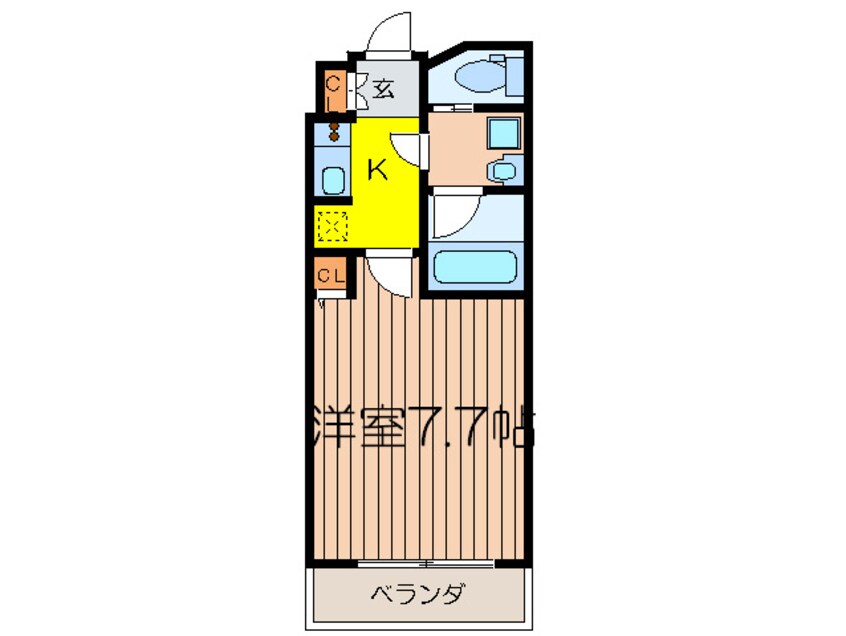 間取図 エスティメゾン京橋