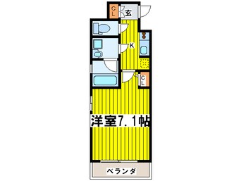 間取図 エスティメゾン京橋