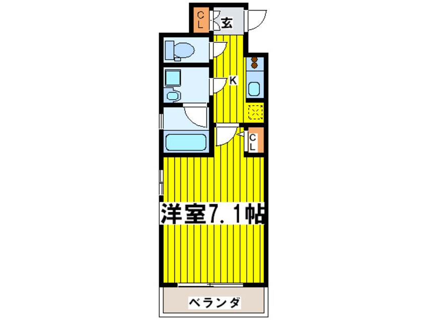 間取図 エスティメゾン京橋