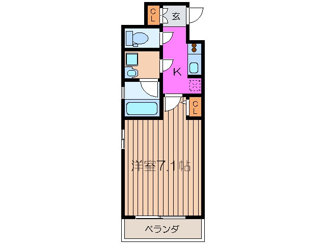 間取り図 エスティメゾン京橋