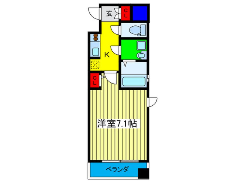 間取図 エスティメゾン京橋