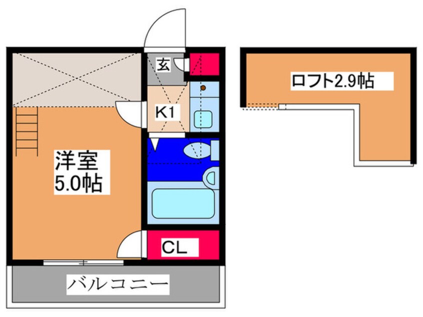 間取図 ハッピ－ヒルズ喜里川