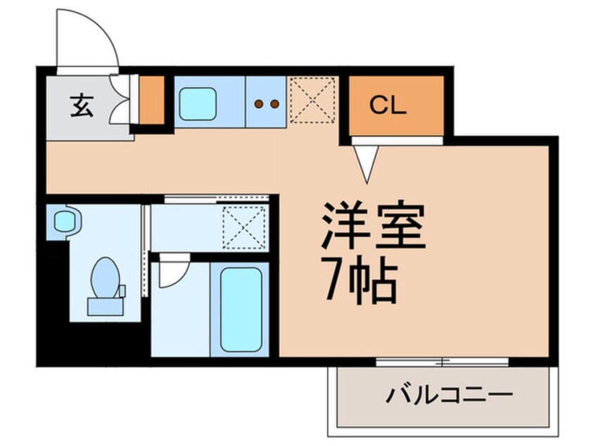 間取図 CITY SPIRE立売堀