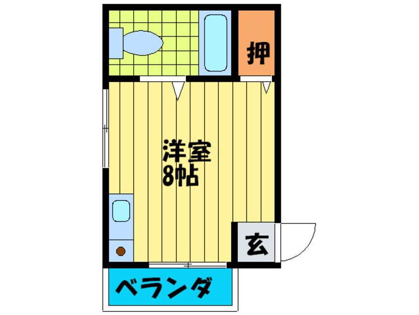 間取図 シャルム今市