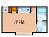 第１９プロスパー芦屋 1Rの間取り