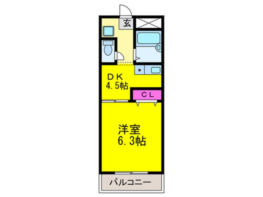 間取図 グリーンヒルズ