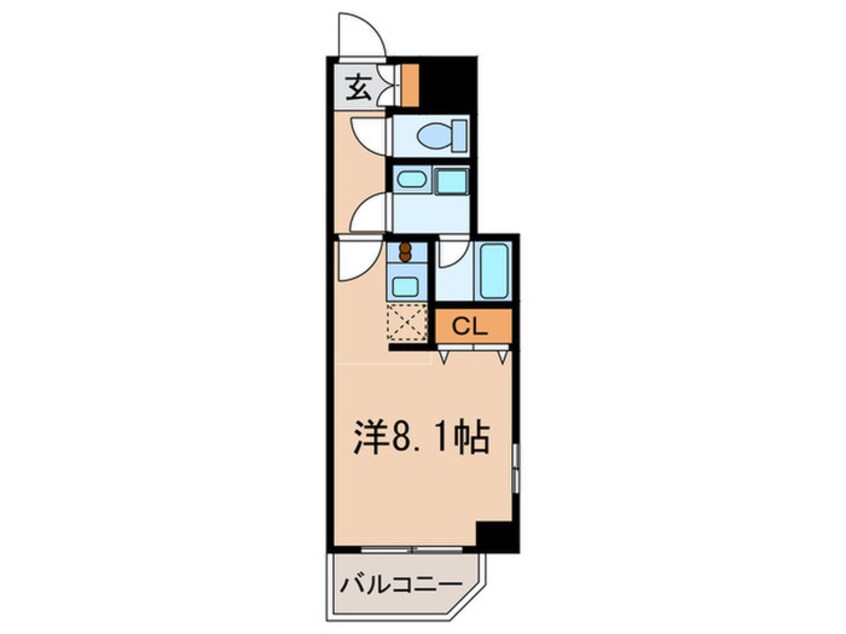 間取図 アーデン京町堀ウエスト