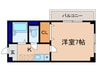 ボヌールＫ 1Kの間取り