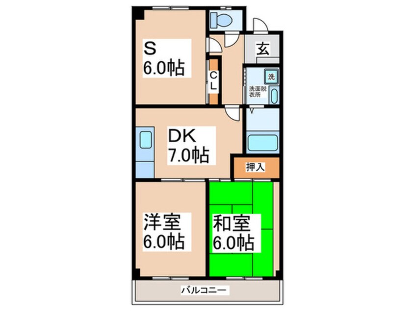 間取図 サンシード