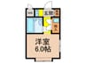 ＦＵＪＩ ＨＯＵＳＥ 1Rの間取り