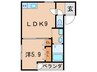 仮）フジパレス今津社前町 1LDKの間取り