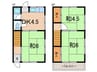 第二登貴和荘 3DKの間取り