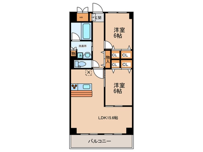 間取り図 天満リバ－サイドプラザ