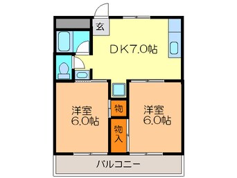 間取図 シャンブルヨシオカ