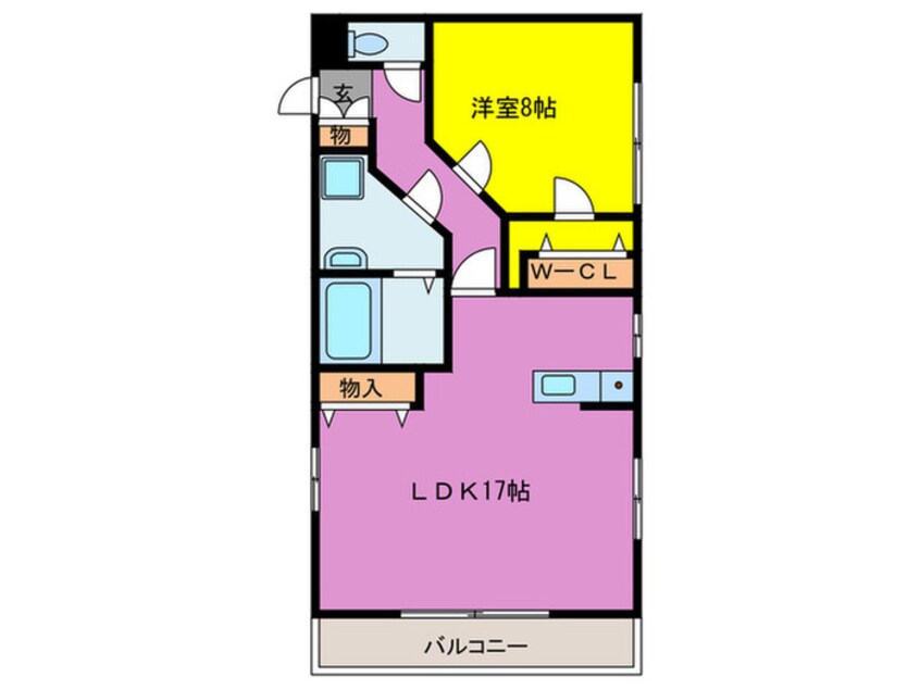 間取図 ひまわり東貝塚